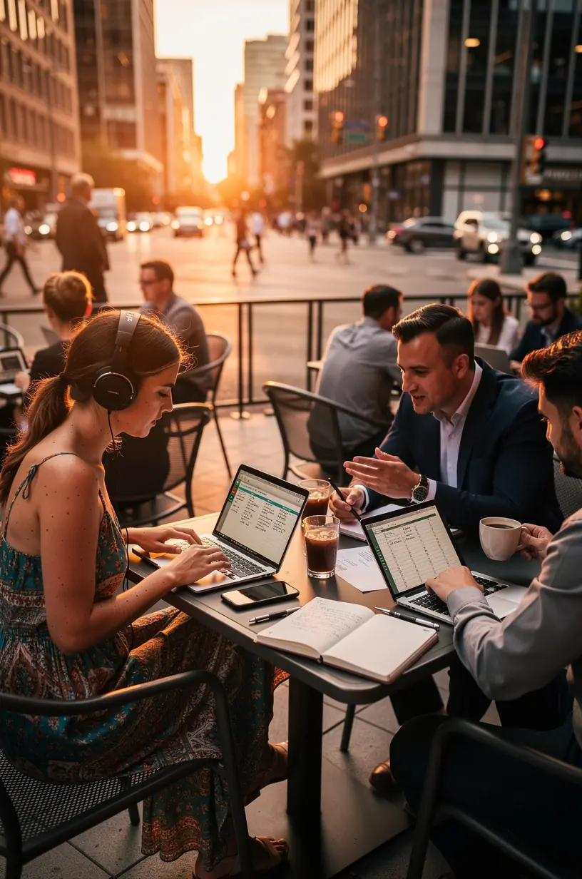 Daily routine planner with productivity tools and notes