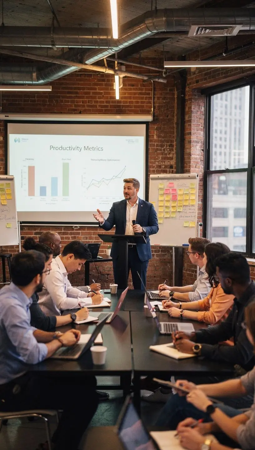 Modern office workspace