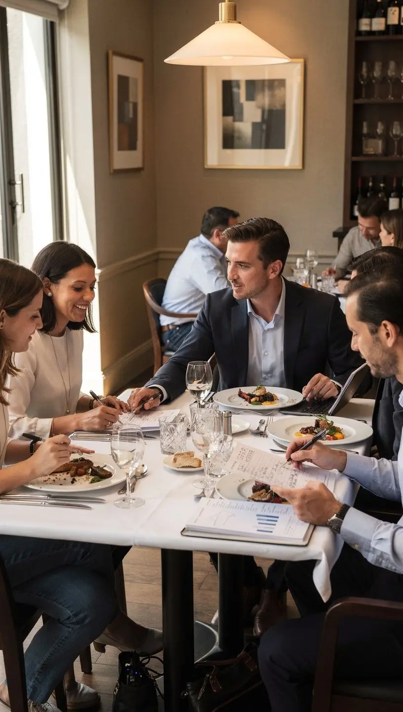 Professional business solutions illustration